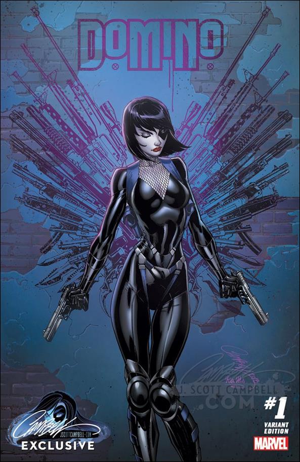 Domino (2018) issue 1-M J. Scott Campbell "Wings of Fire" Cover 1/1300