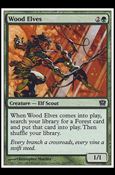 Magic the Gathering: 9th Edition (Base Set) card 283 Wood Elves