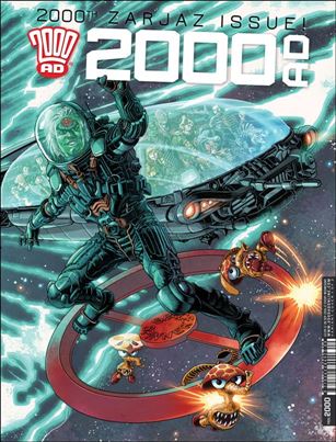 2000 A.D. (UK) issue 2000 Cliff Robinson Wraparound Cover