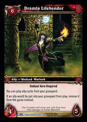 World of Warcraft: Through the Dark Portal (Base Set) card 207 Dramla Lifebender