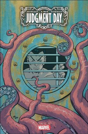 A.X.E.: Judgment Day issue 2-D Tom Reilly Window Shades Cover