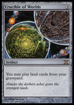 Magic the Gathering: 10th Edition (Base Set) card 319 Crucible of Worlds