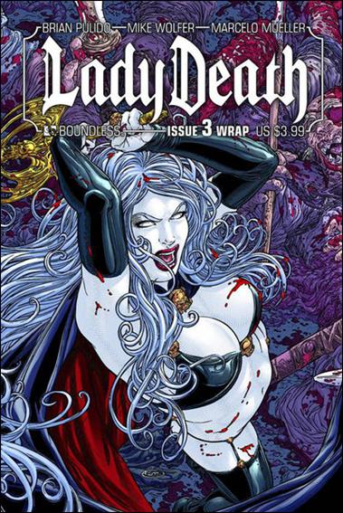 Lady Death (2010) issue 3-B Wraparound Cover