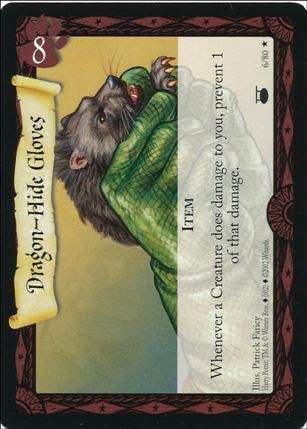 Harry Potter: Diagon Alley (Base Set) card 6 Dragon-Hide Gloves