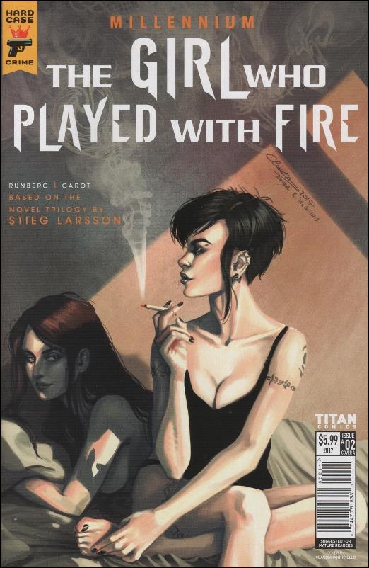 Millennium: The Girl Who Played with Fire issue 2 Claudia SG Ianniciello Cover