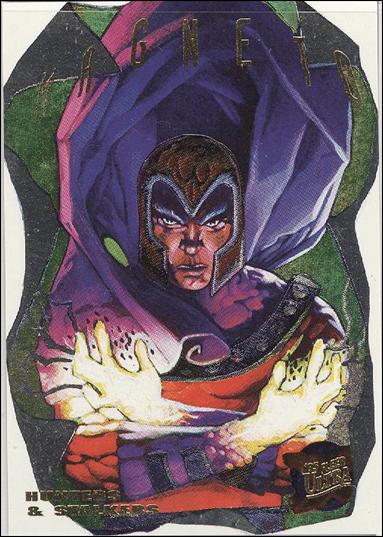 1995 Fleer Ultra X-Men (Hunters & Stalkers Subset) card 8-C Magneto (Silver Foil)