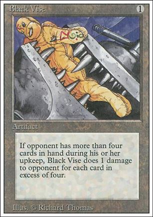 Magic the Gathering: Revised (Base Set) card 236 Black Vise