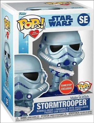 POPs! With Purpose figure SE10 Stormtrooper (Metallic) GameStop Exclusive