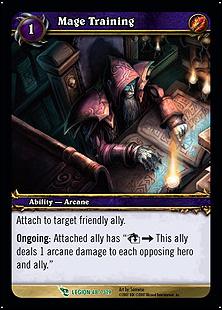 World of Warcraft: March of the Legion (Base Set) card 48 Mage Training