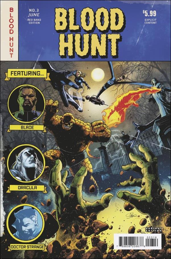 Blood Hunt: Red Band Edition (2024) issue 3-B Carlos Magno 1:25 Bloody Homage Cover
