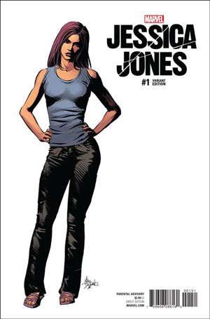 Jessica Jones (2016) issue 1-C Mike Deodato Jr. 1:10 Teaser Cover