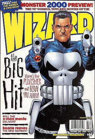Wizard: The Comics Magazine issue 101 Steve Dillon Punisher Cover 