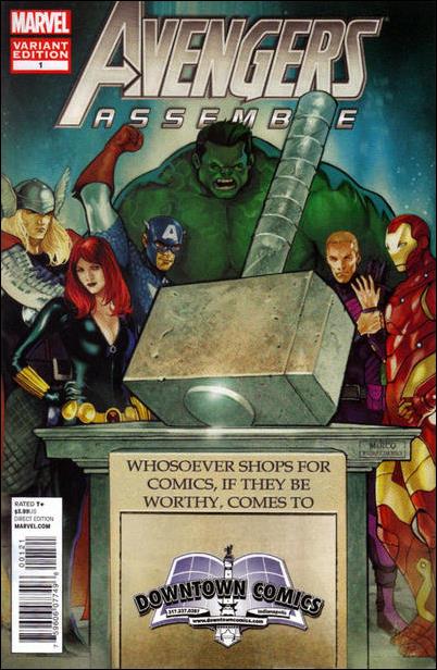 Avengers Assemble (2012) issue 1-MF Downtown Comics Hammer Time Cover