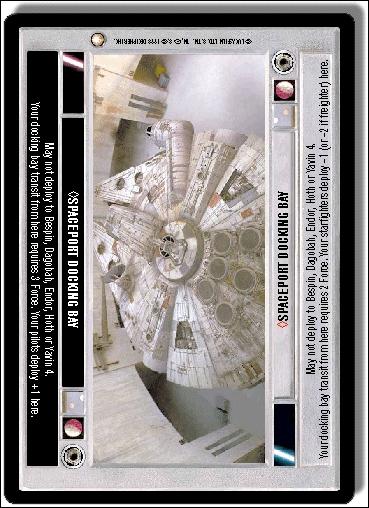Star Wars: Special Edition Limited (Base Set) card 283 Spaceport Docking Bay
