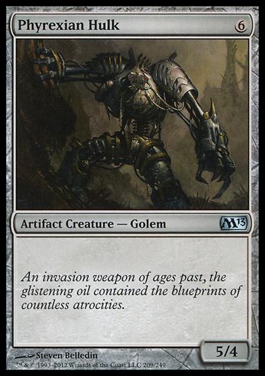 Magic the Gathering: 2013 Core Set (Base Set) card 209 Phyrexian Hulk