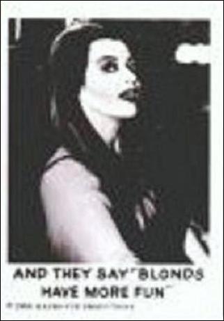 Munsters (Base Set) card 41 And They Say "Blondes Have More Fun"