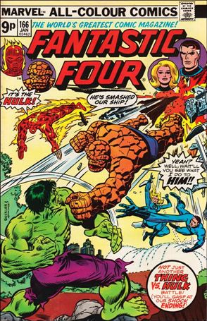 Fantastic Four (1961) issue 166-B UK Price Cover