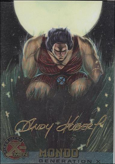 1996 Fleer Ultra X-Men All Chromium (Gold Signature Parallel Base Set) card 34 Mondo