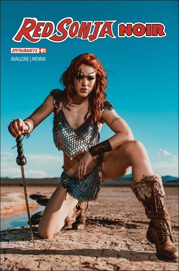 Red Sonja: Noir issue 1-C Photo Cosplay Cardstock Cover