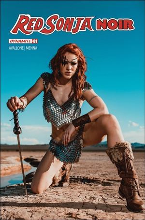Red Sonja: Noir issue 1-C Photo Cosplay Cardstock Cover