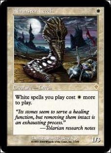 Magic the Gathering: Invasion (Base Set) card 1 Alabaster Leech