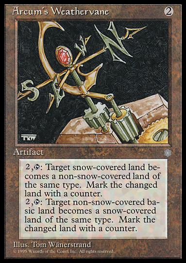 Magic the Gathering: Ice Age (Base Set) card 310 Arcum's Weathervane
