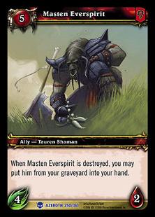 World of Warcraft: Heroes of Azeroth (Base Set) card 250 Masten Everspirit