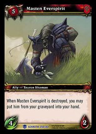 World of Warcraft: Heroes of Azeroth (Base Set) card 250 Masten Everspirit