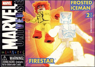 Marvel Minimates figure 33-B Firestar/Frosted Iceman