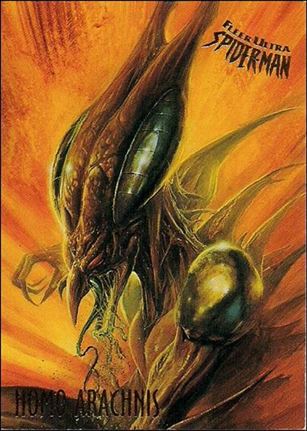 Fleer Ultra Spider-Man (Base Set) card 28 Homo Arachnis