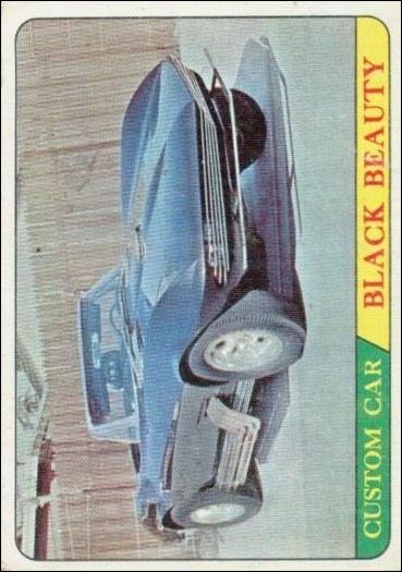 Hot Rods (Base Set) card 27 Black Beauty (Orange Back)