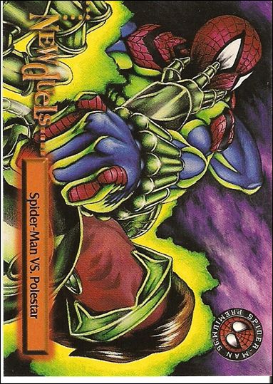 Spider-Man Premium: Eternal Evil (Base Set) card 53 Spider-Man vs Polestar