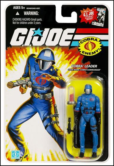 G.I. Joe 25th Anniversary Basic 3 3/4" Action Figures figure 49 Cobra Commander w/ Mass Element