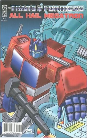 Transformers: All Hail Megatron issue 9-C Don Perlin 1:10 Cover