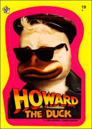 Howard the Duck (Movie) (Sticker Subset) card 19