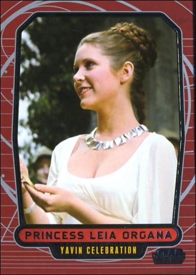 Star Wars Galactic Files (Promo) card 97P Princess Leia Organa - Yavin Celebration