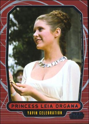 Star Wars Galactic Files (Promo) card 97P Princess Leia Organa - Yavin Celebration