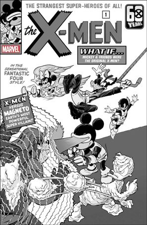 Amazing Spider-Man (2022) issue 43-E Lorenzo Pastrovicchio 1:100 Disney100 B&W Cover