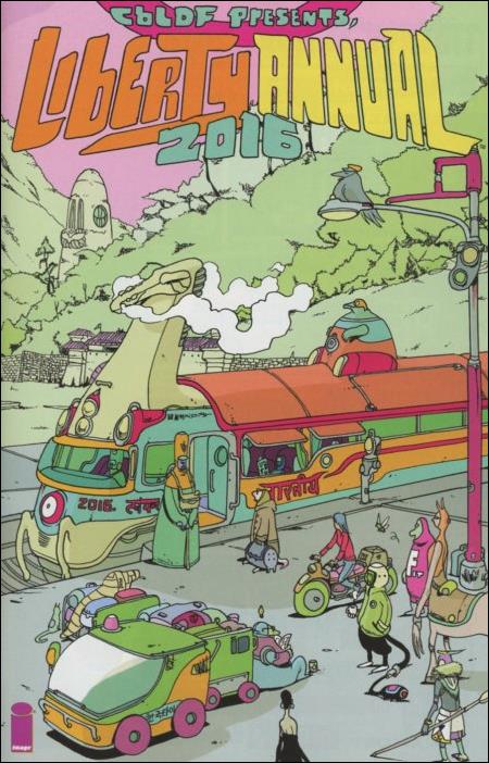 CBLDF Presents Liberty Annual issue 2016-B Brandon Graham Cover