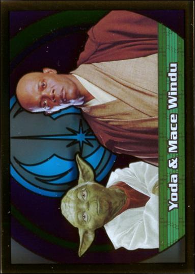Star Wars Evolution Update Edition (Galaxy Crystal Subset) card G6 Yoda & Mace Windu