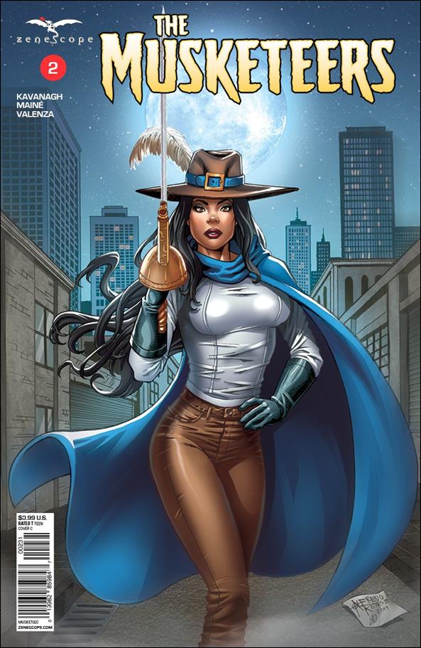 Musketeers issue 2-C Alfredo Reyes Cover