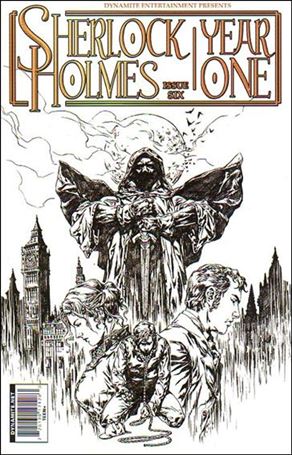 Sherlock Holmes: Year One issue 6-D Daniel Indro 1:10 Black-and-White Cover