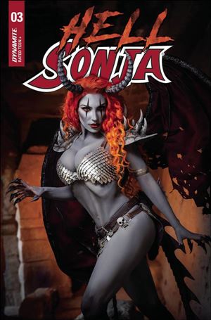 Hell Sonja issue 3-E Cosplay Photo Cover