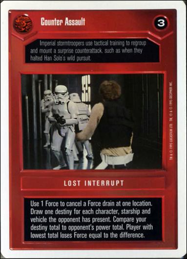 Star Wars: Premiere Unlimited (Base Set) card 74 Counter Assault