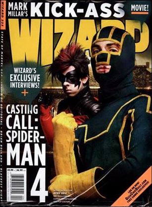 Wizard: The Magazine of Comics, Entertainment and Pop Culture issue 223-B Kick Ass Movie Cover