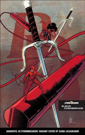 Daredevil (2022) issue 8-B Elena Casagrande Stormbreakers Cover