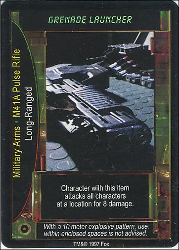 Aliens/Predator (Base Set) card 148 Grenade Launcher
