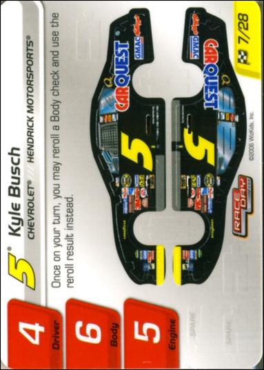 NASCAR Race Day 2006 Series 1 (Base Set) card 7.1 Kyle Busch