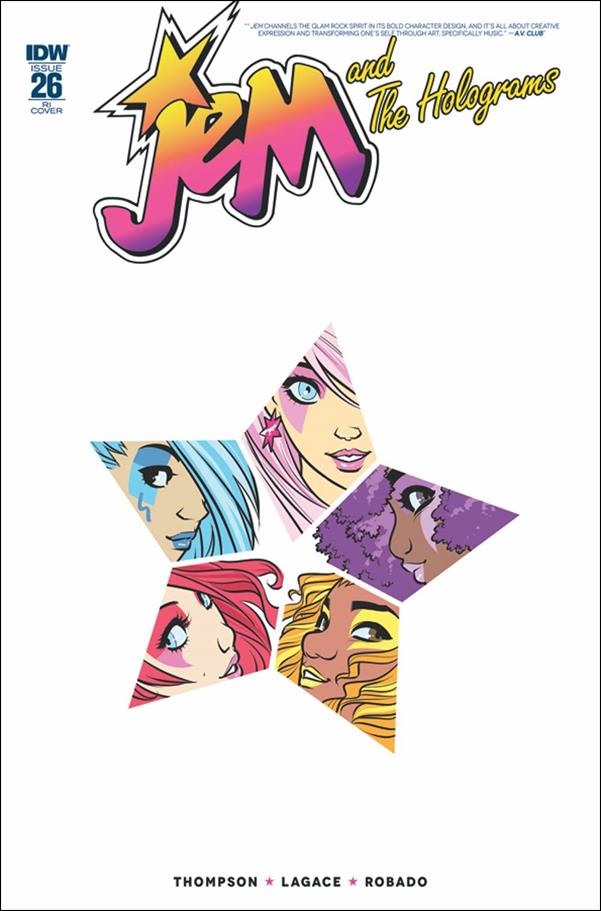 Jem and the Holograms issue 26-C Sophie Campbell 1:10 Cover
