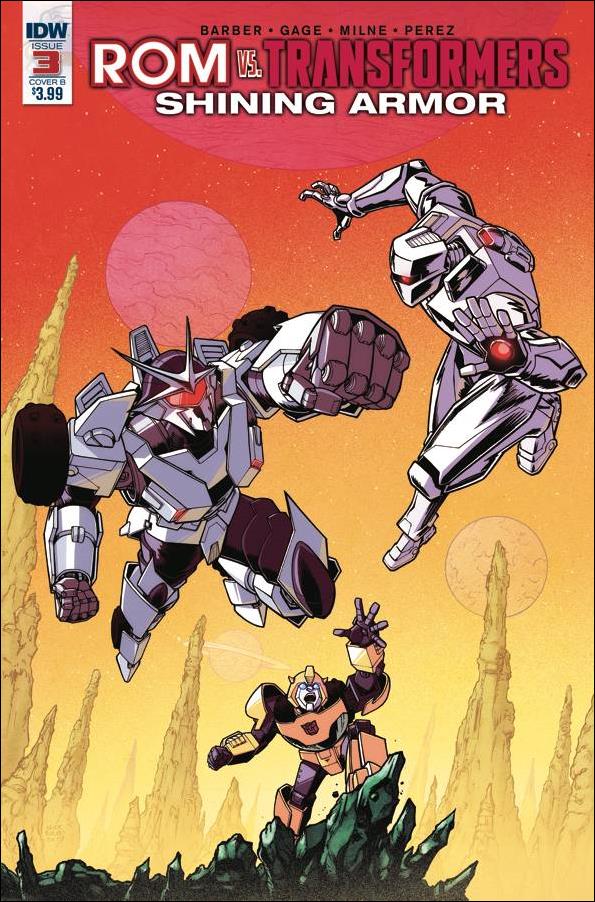 Rom Vs Transformers: Shining Armor issue 3-B Nick Roche Cover